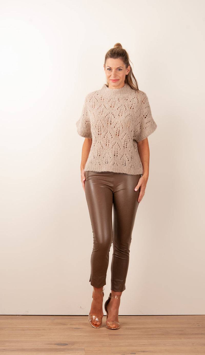 Seductive Hose „Sabrina“ Nussbraun Neueste Mode