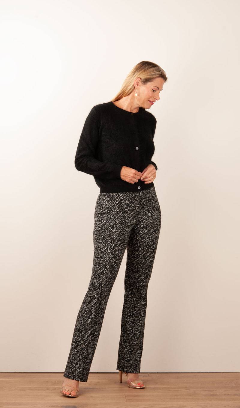 fleur Kaschmir Strickjacke Schwarz 50% Rabatt für begrenzte Zeit
