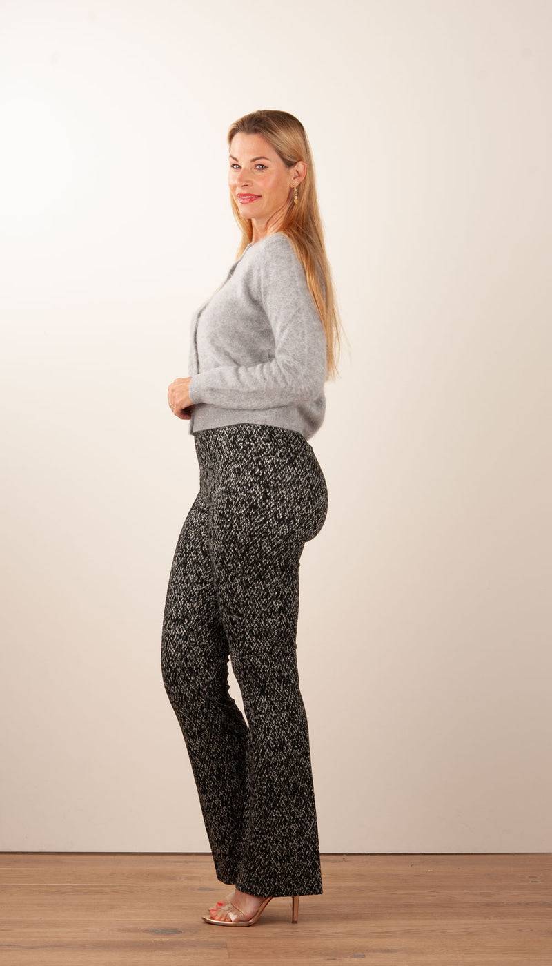 Cambio Hose „Flower“ Schwarz | Weiß Online