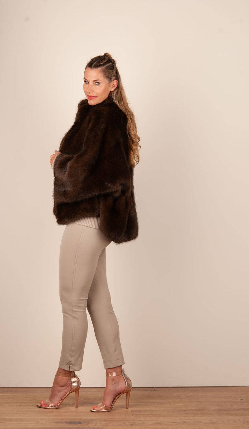 Valentini 1972 Jacke „Fake Fur“ Braun Verkauf
