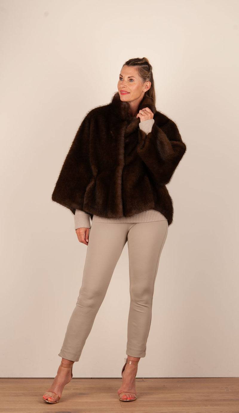 Valentini 1972 Jacke „Fake Fur“ Braun Verkauf