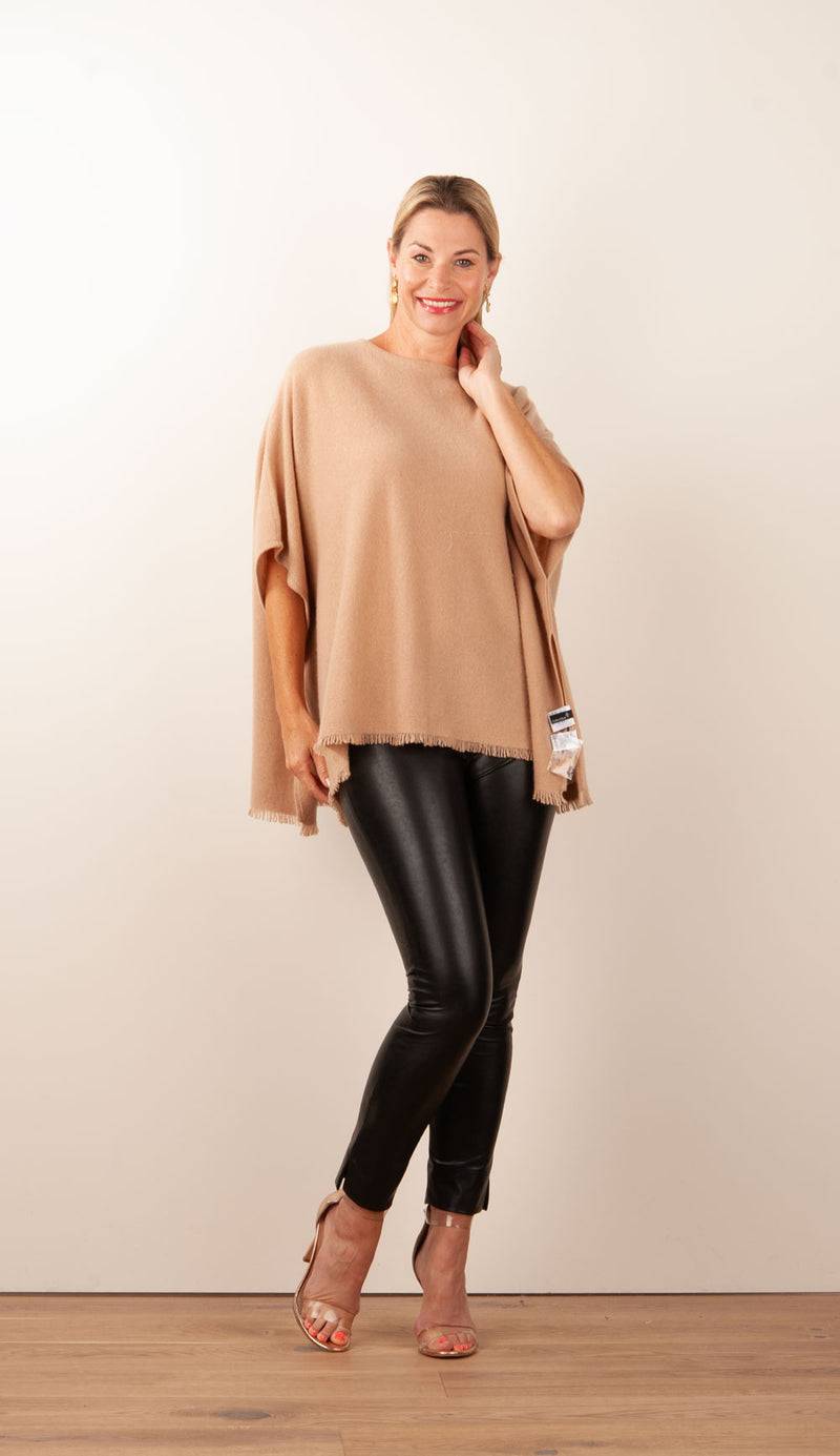 fleur Kaschmir Pullover Camel Saisonale Angebote