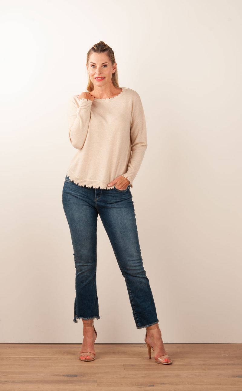 Kujten Kaschmir Pullover Beige Bis zu 65% Rabatt