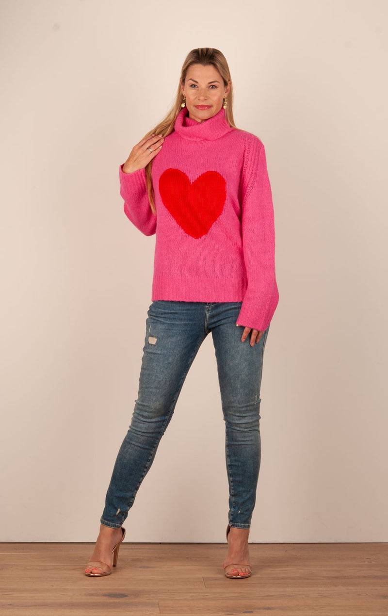 Grace Pullover Pink | Rot Kostenloser Versand international