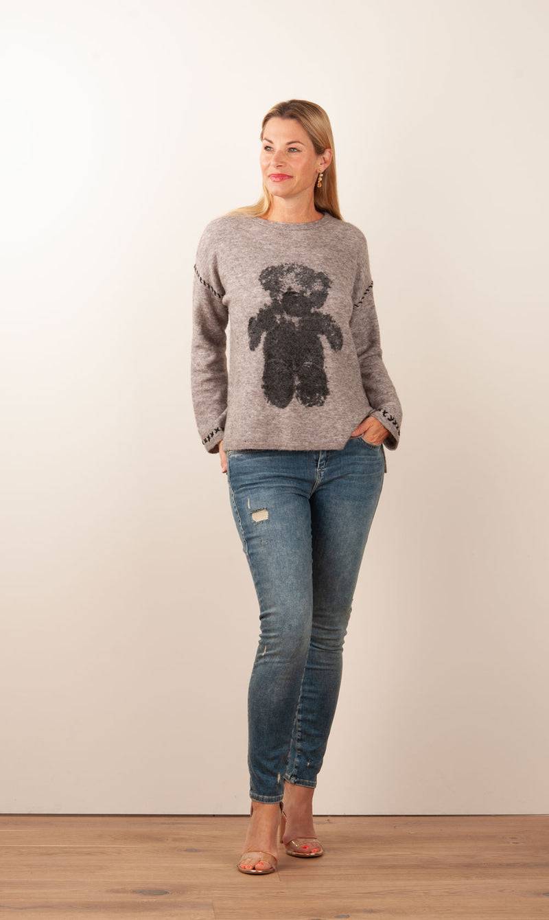Grace Pullover „Teddy“ Taupe zollfrei