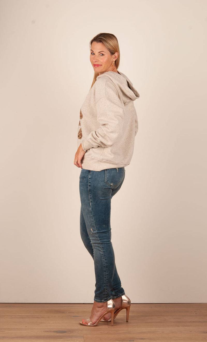 Grace Sweatshirt „Teddybär“ Beige 2025