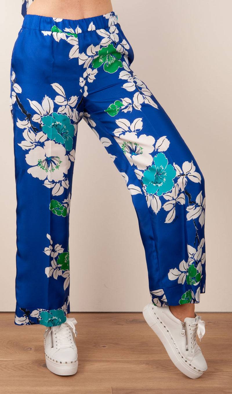 Hose „Shine“ Blau | Multicolor Fabrik Onlineshop