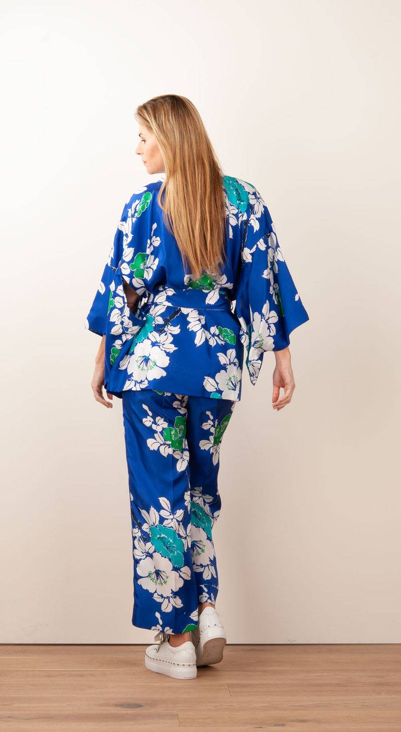 Hose „Shine“ Blau | Multicolor Fabrik Onlineshop