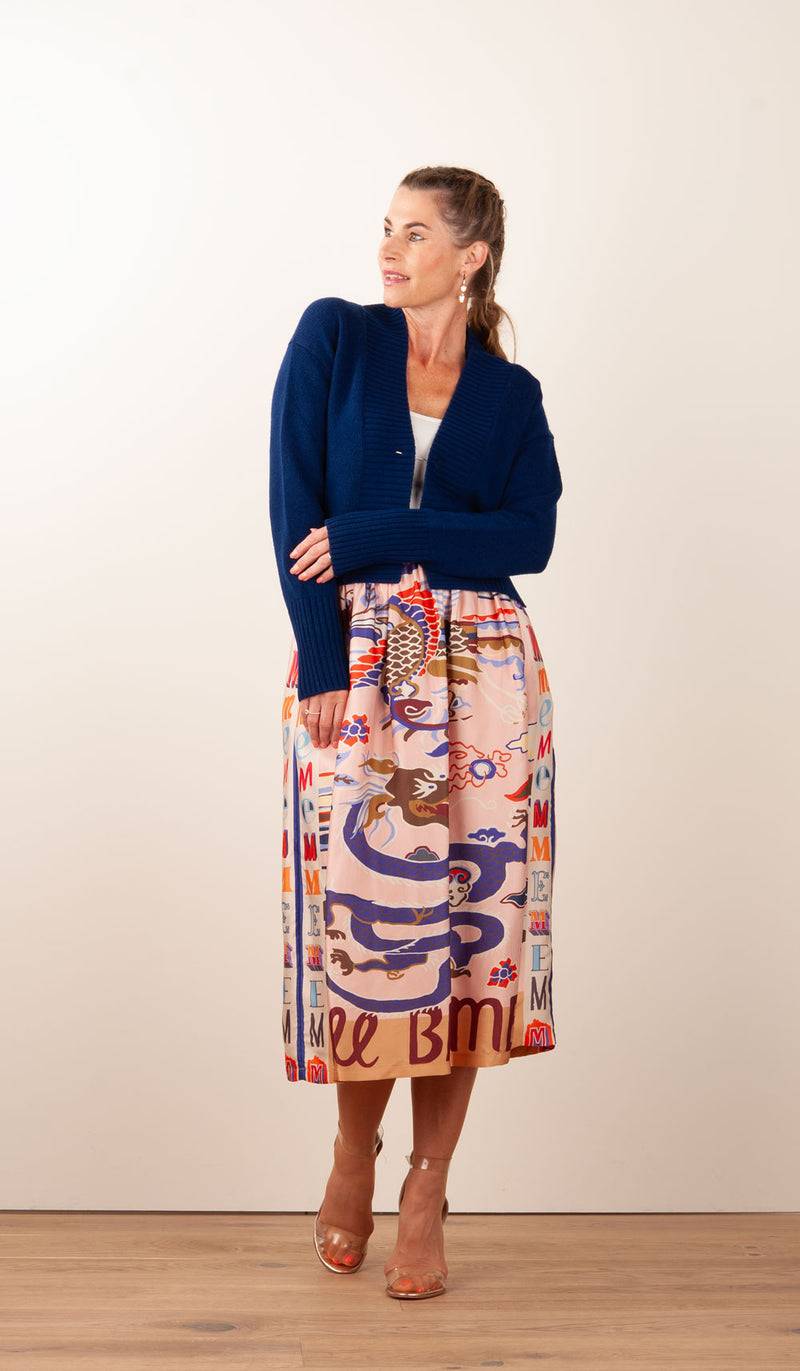 Herzensangelegenheit Strickjacke Blau Neueste Mode