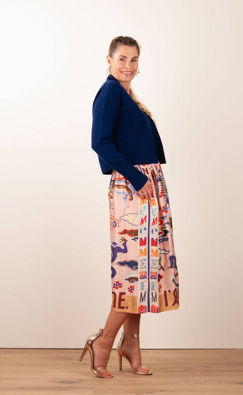Herzensangelegenheit Strickjacke Blau Neueste Mode