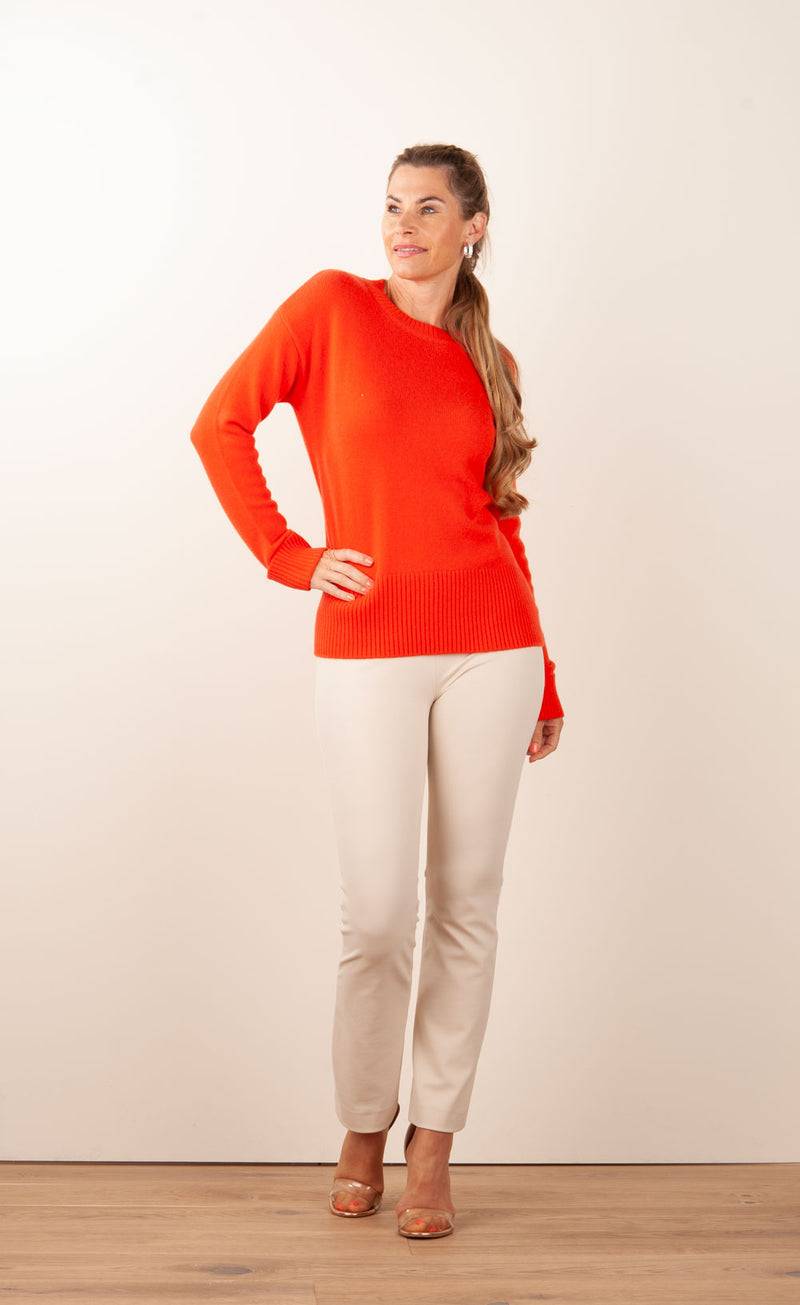 Philo-Sofie Pullover Korallrot Saisonale Angebote