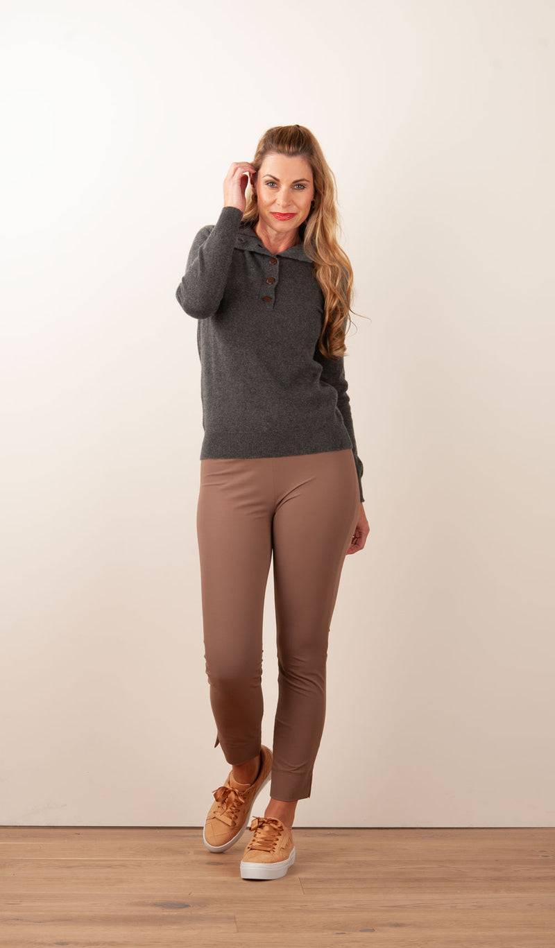 Blossom & Co. Kaschmir Pullover Anthrazit Letzte 3 Tage