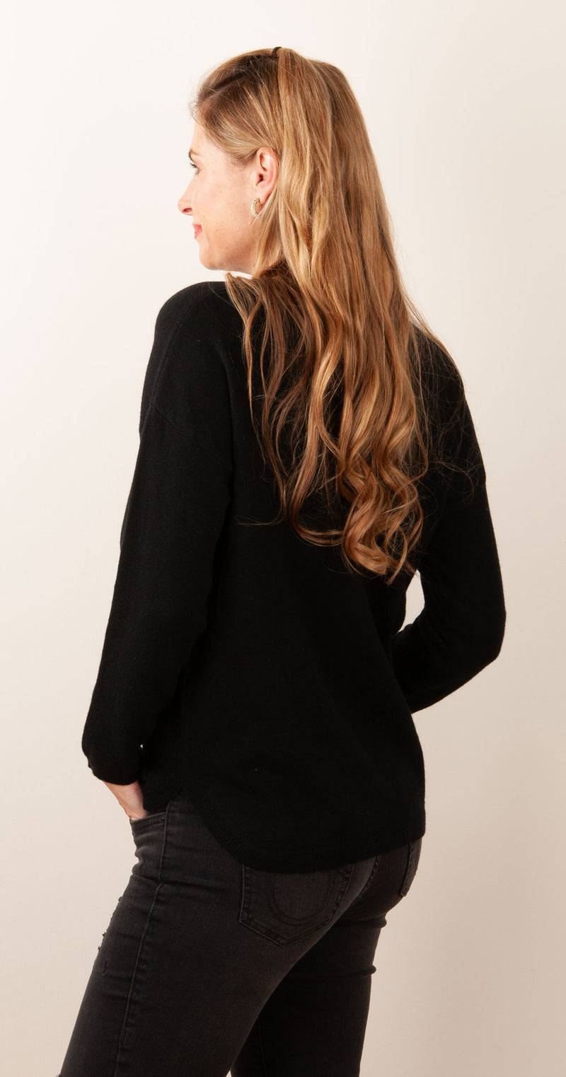 Blossom & Co. Kaschmir Pullover Schwarz JETZT KAUFEN
