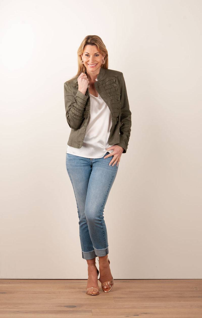 Cambio Jeans „Pina“ Blau Clearance-Verkauf