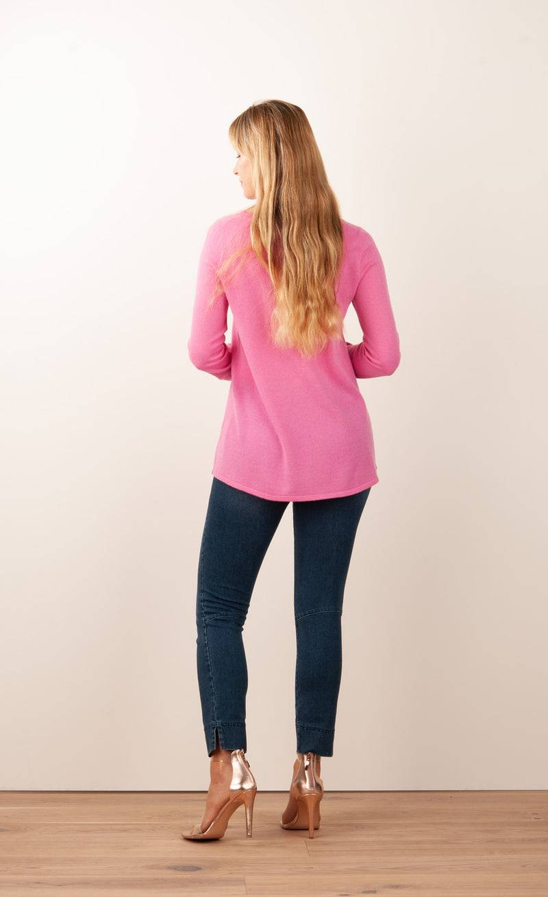 fleur Kaschmir Pullover Rosa Black Friday Preise