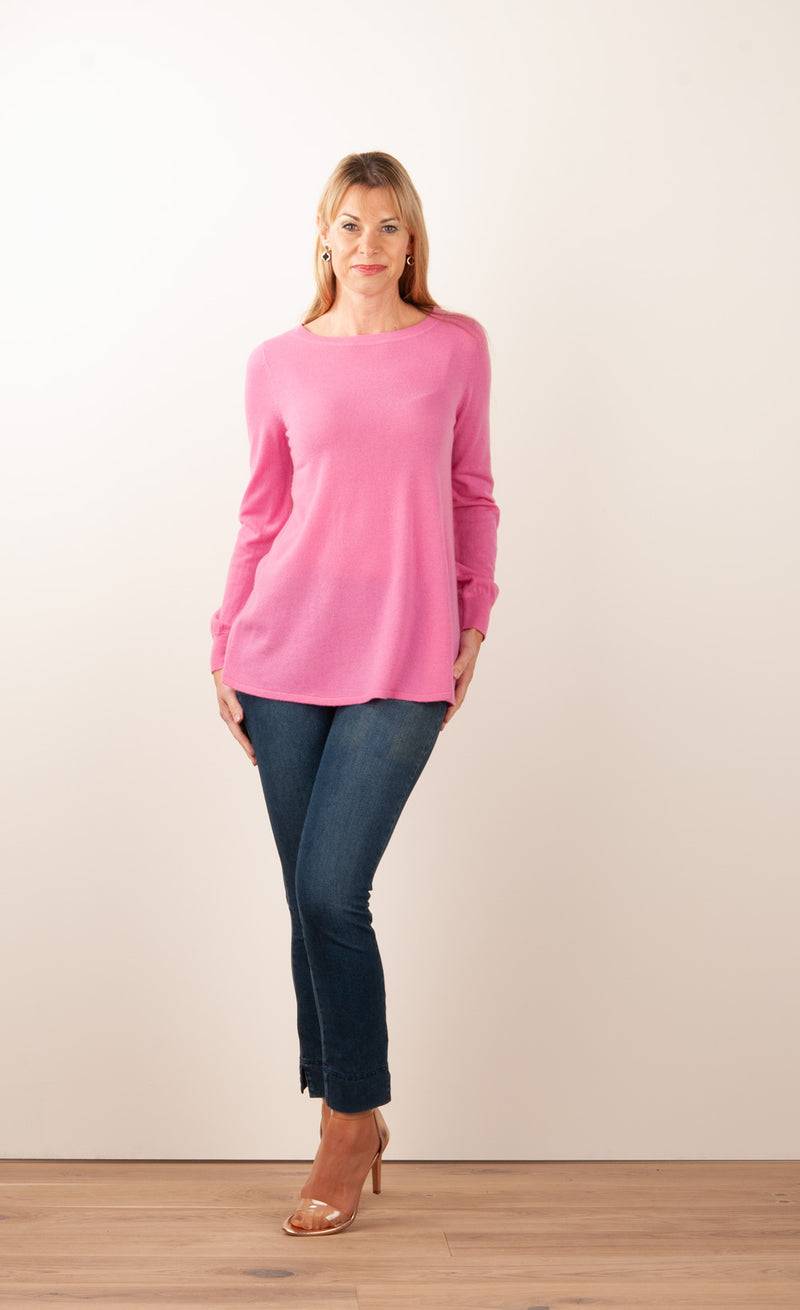 fleur Kaschmir Pullover Rosa Black Friday Preise