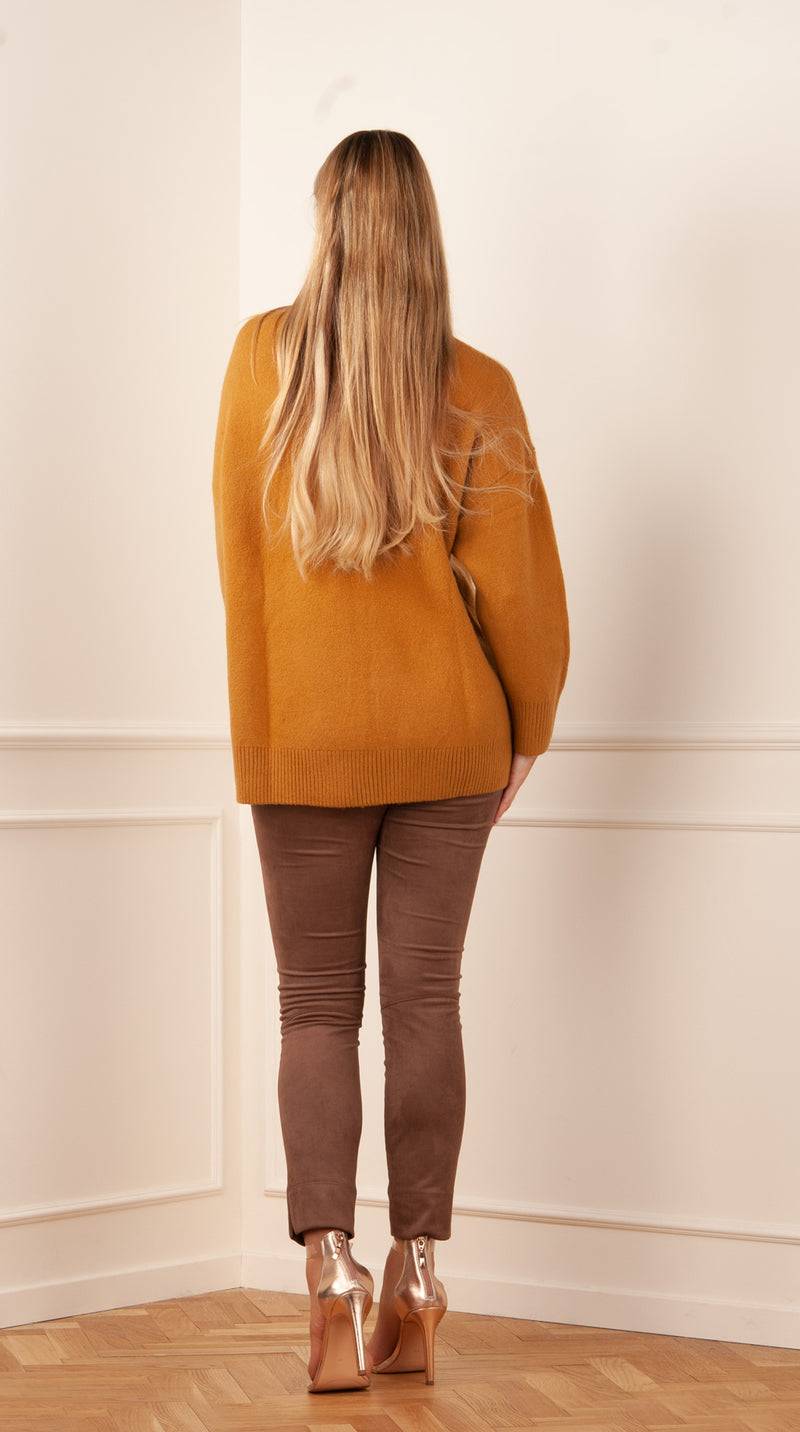 Rosa & Me Pullover Curry Rabatte dieses Monats