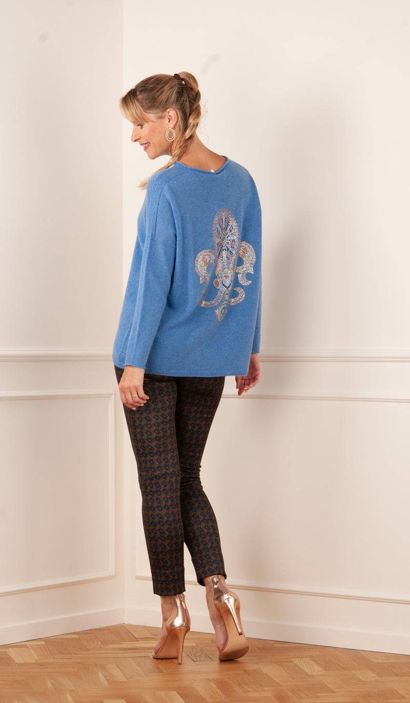 Seductive Hose „Sabrina“ Blau | Oliv | Multicolor Angebote