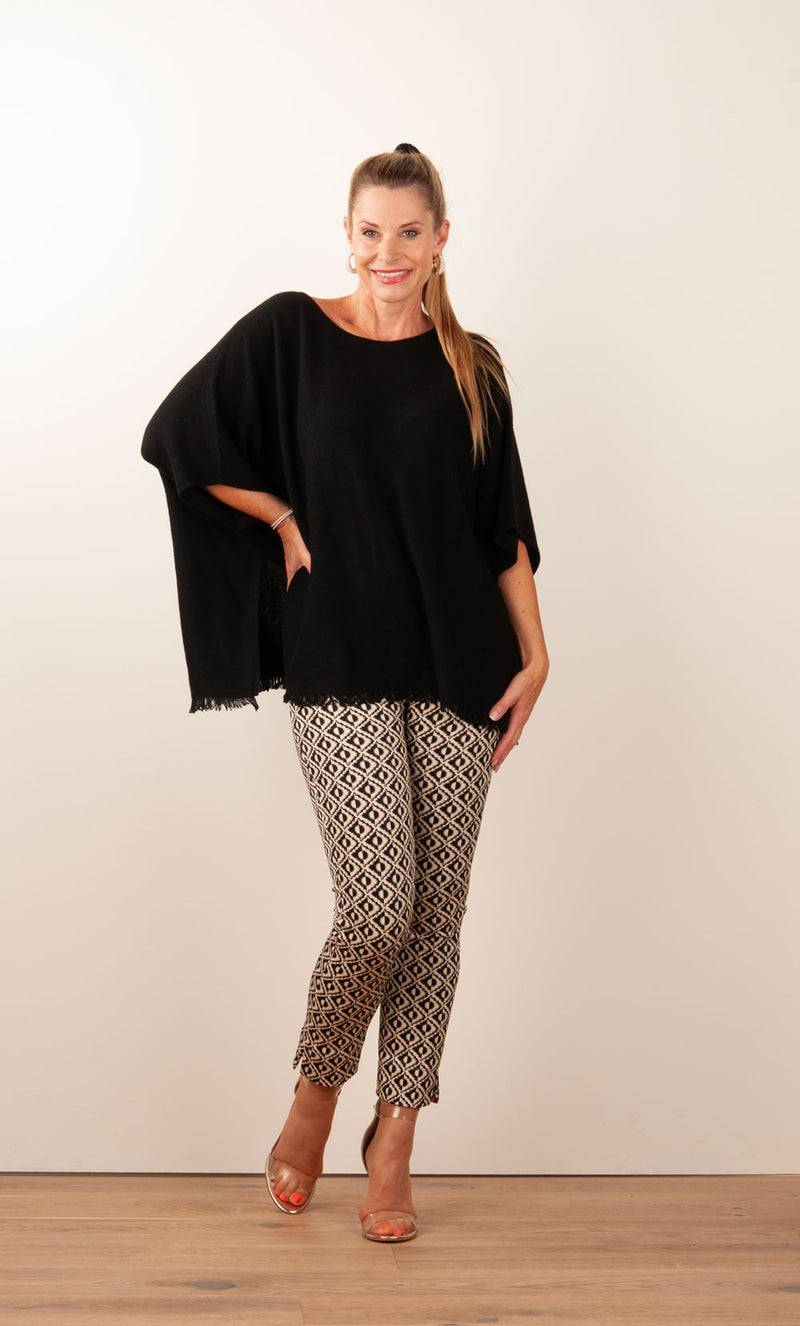 Seductive Hose „Sabrina“ Creme | Schwarz Versandkostenfrei