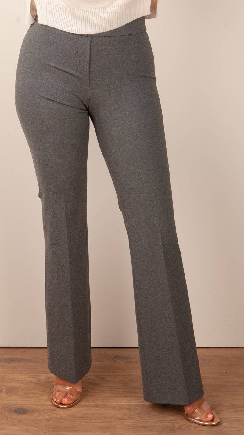 Seductive Jersey Hose „Nanou“ Melange Grau Vatertagsangebot