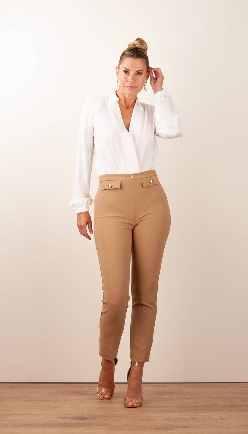 Elisabetta Franchi Body-Bluse „Daily“ Weiß Sonderangebote