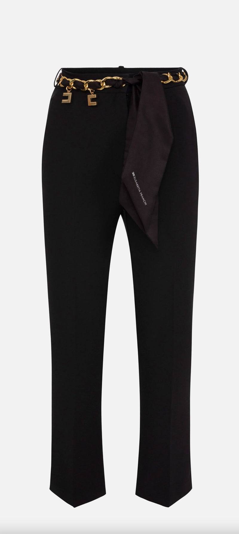 Elisabetta Franchi Hose „Daily“ Schwarz Tiefpreis