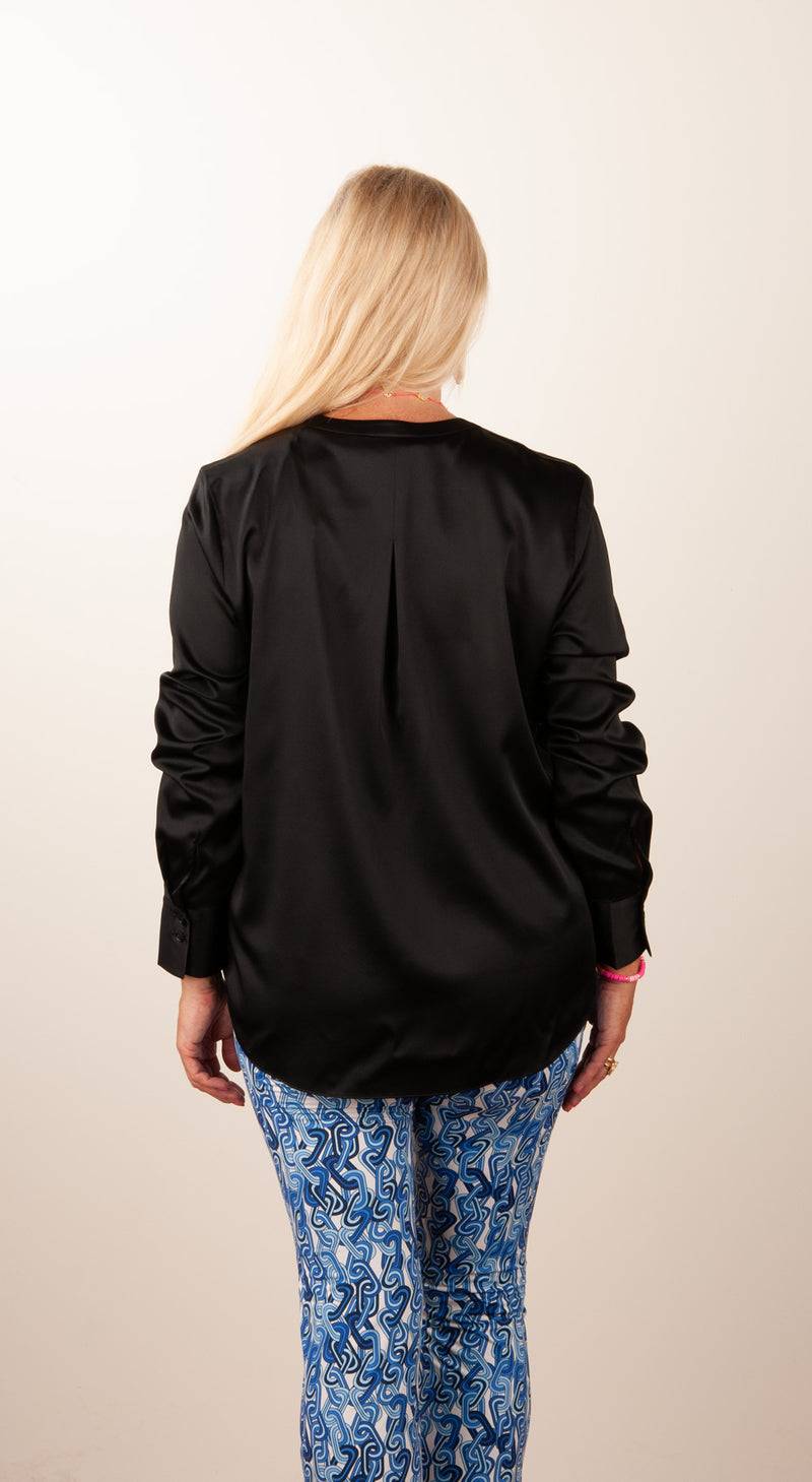 Herzensangelegenheit Seidenbluse Schwarz JETZT KAUFEN