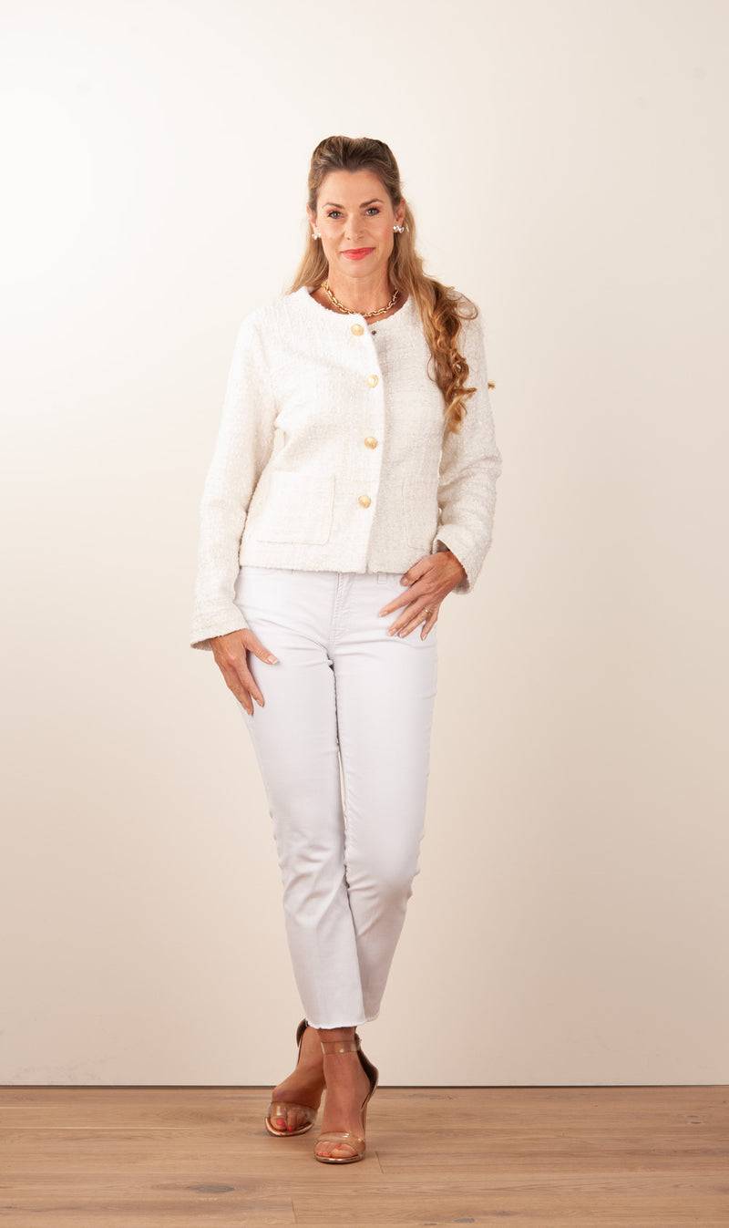 fleur Jacke Offwhite Zeitbegrenzte Promotion