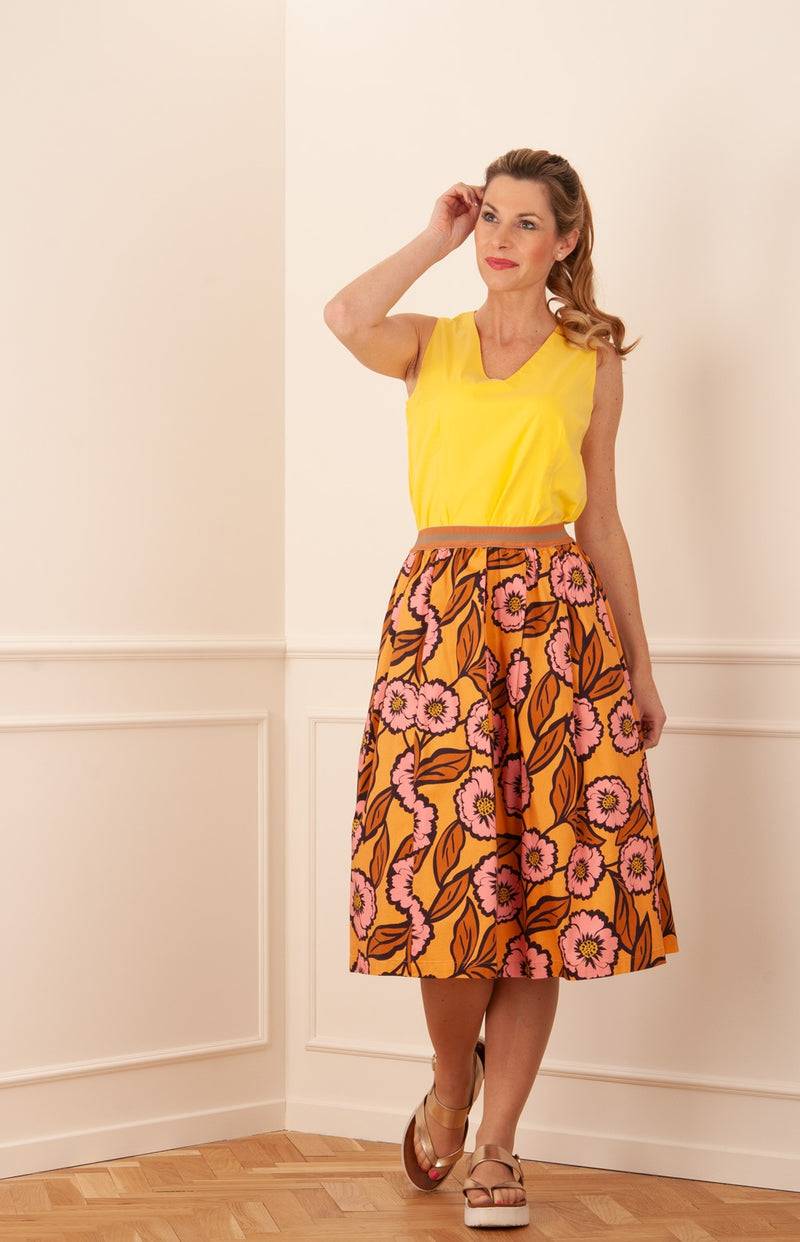 La Camicia Top Gelb Schlussverkauf