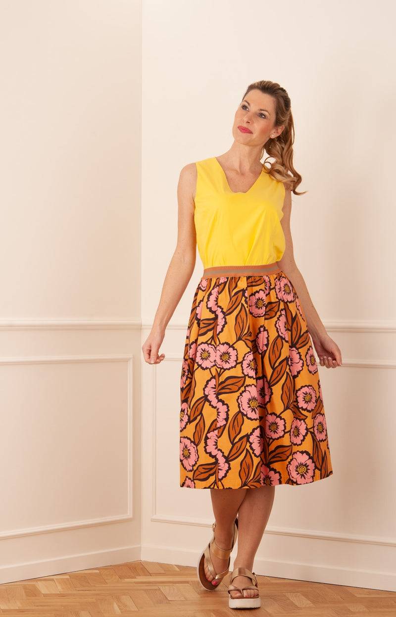 La Camicia Top Gelb Schlussverkauf