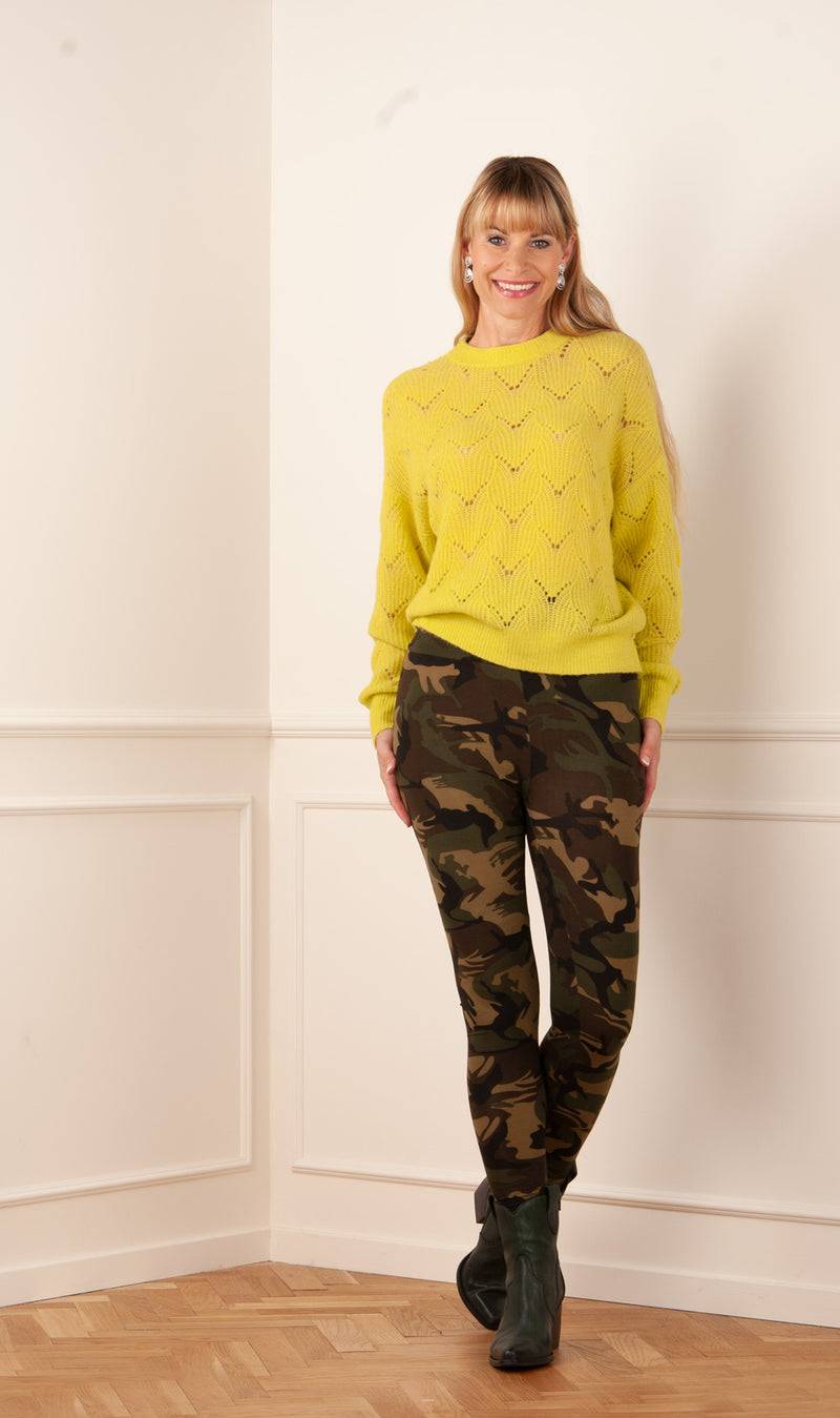Candy Leggings „Camouflage“ Oliv | Braun Blitzangebot