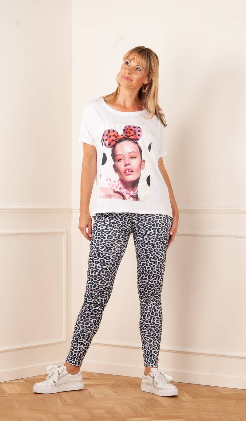Candy Leggings „Leo“ Weiß | Taupe | Schwarz Saisonale Angebote