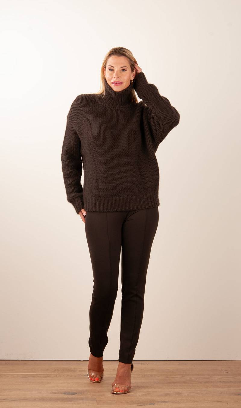Seductive Hose „Eveline“ Dunkelbraun Versandkostenfrei
