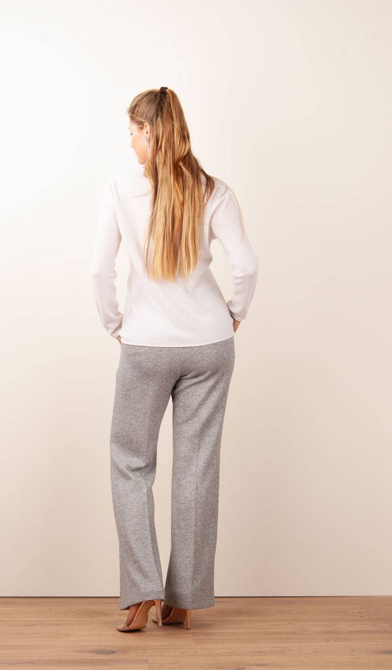 Cambio Hose „Ava“ Grau mit Lurex Exklusive Angebote