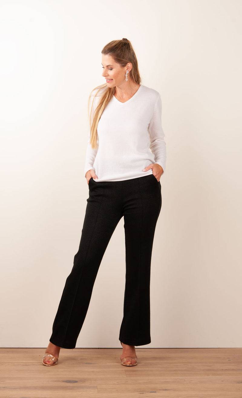 Cambio Hose „Ava“ Schwarz mit Lurex Blitzangebot