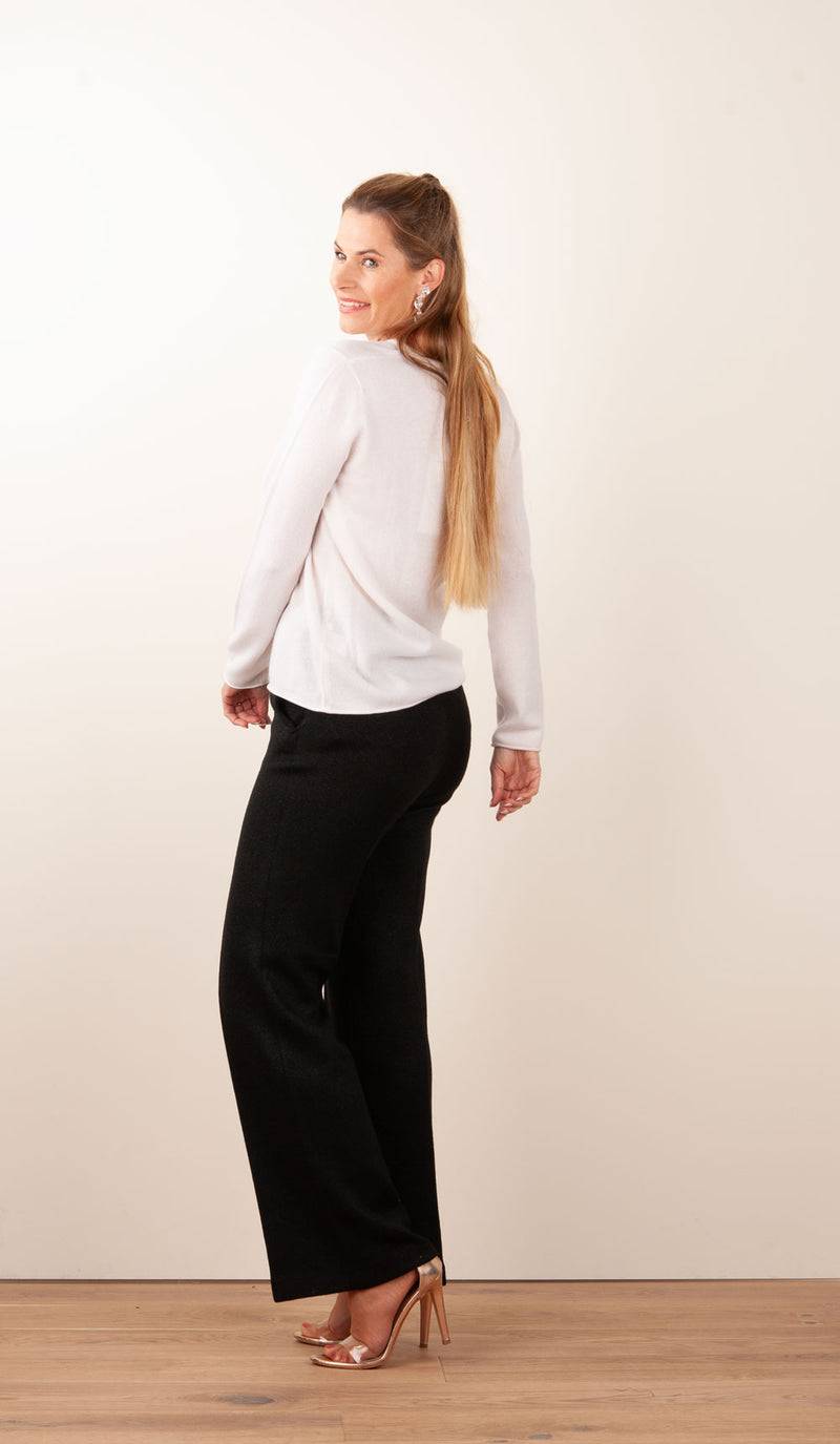 Cambio Hose „Ava“ Schwarz mit Lurex Blitzangebot