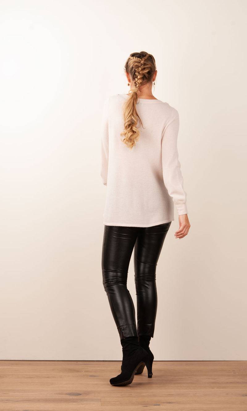 fleur Kaschmir Pullover Beige Saisonale Angebote