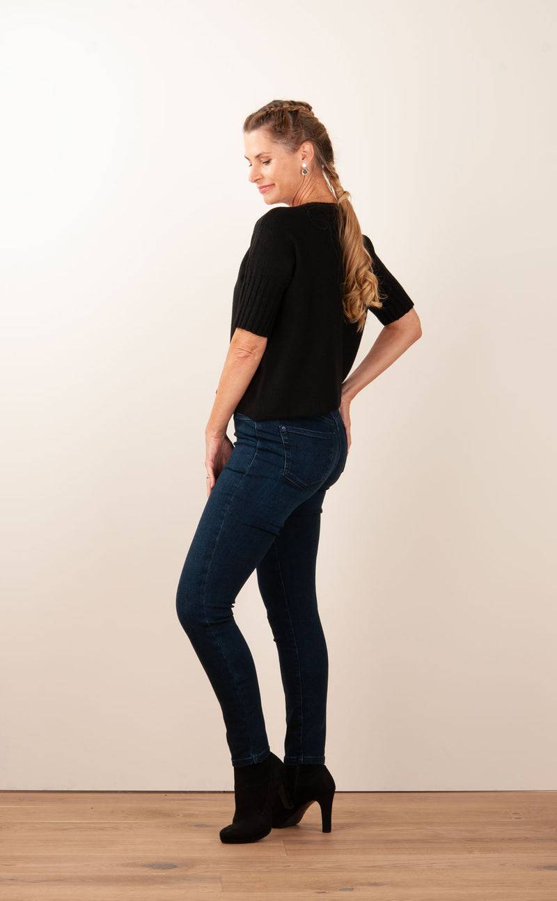 Candy Pullover „Strass“ Schwarz Räumungsverkauf
