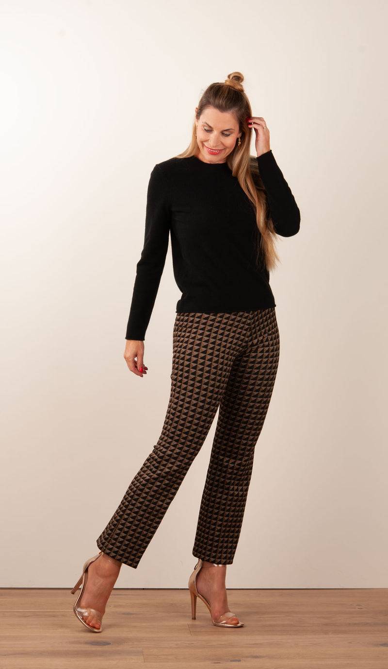 Cambio Hose „Ranee“ Braun | Gold | Schwarz JETZT KAUFEN