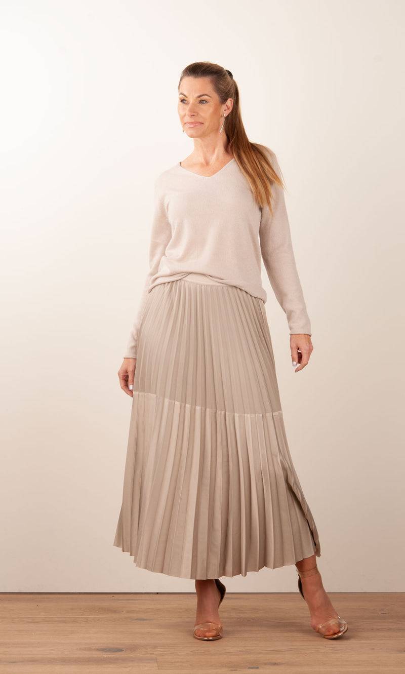 Herzensangelegenheit Rock Beige Clearance-Verkauf