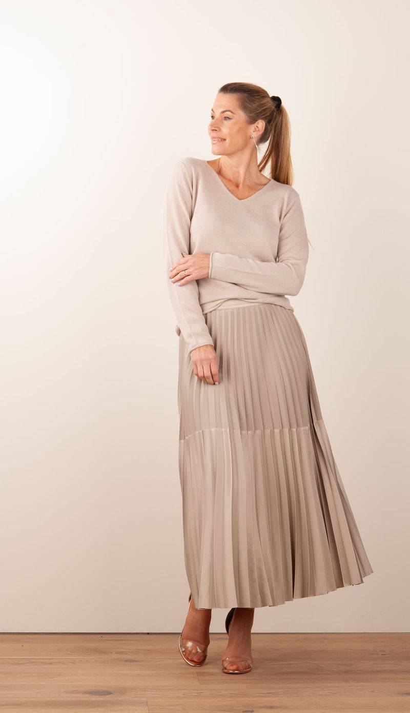 Herzensangelegenheit Rock Beige Clearance-Verkauf