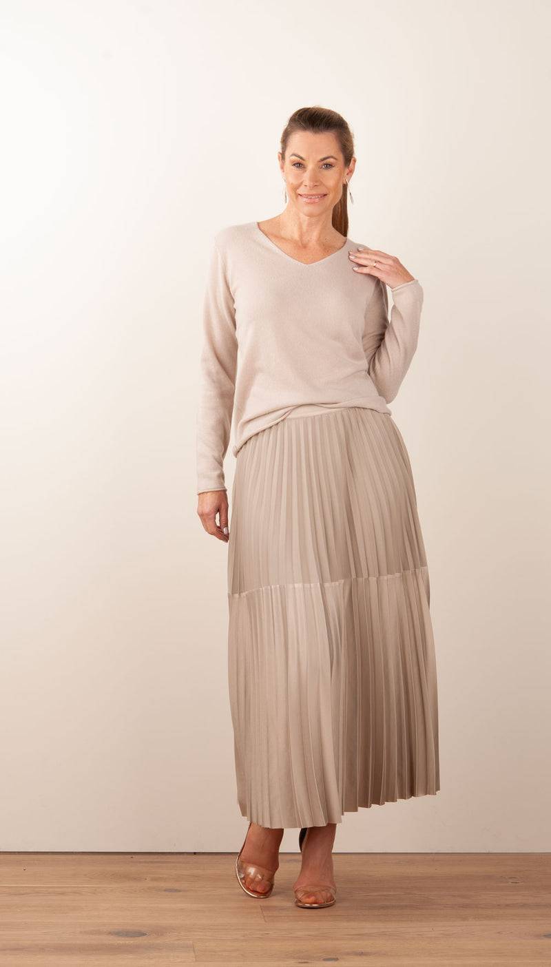 Herzensangelegenheit Rock Beige Clearance-Verkauf