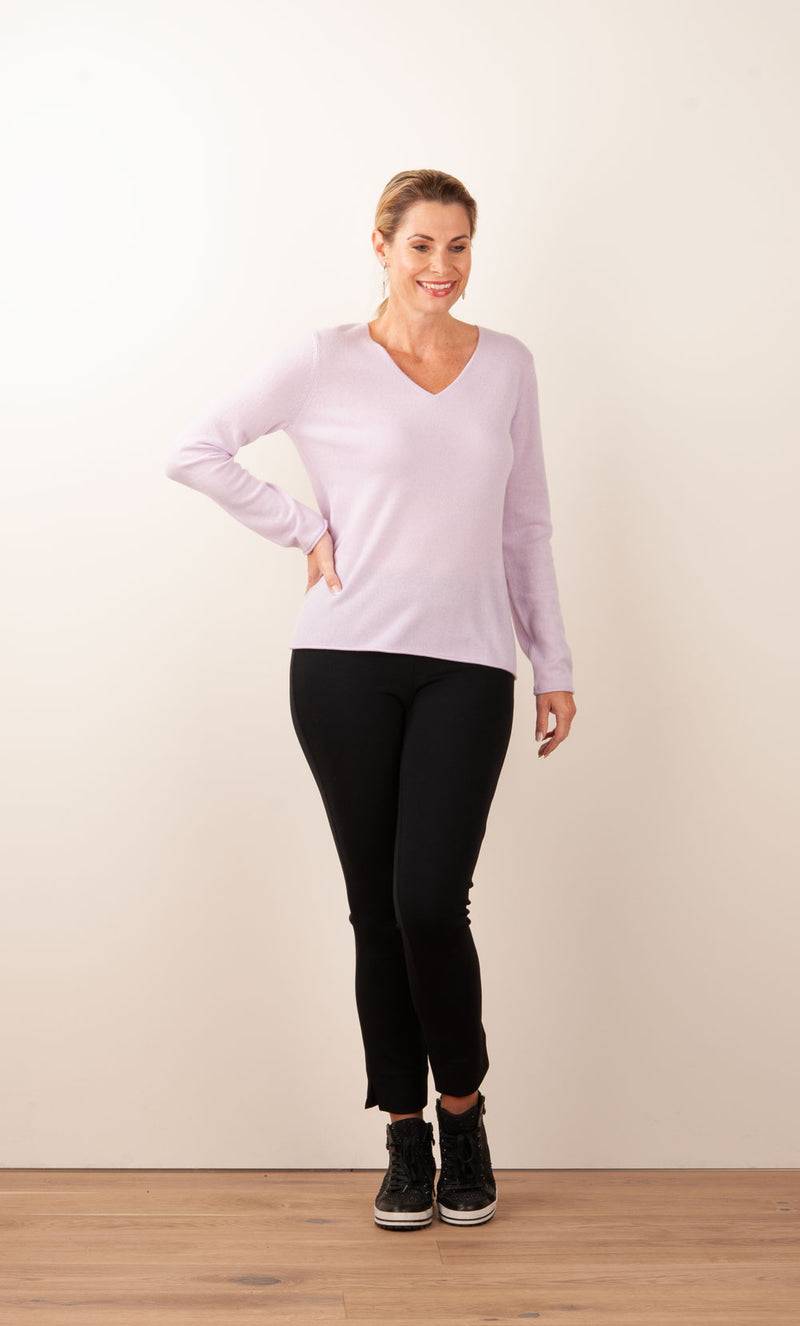 Herzensangelegenheit Kaschmir Pullover Flieder Hotsell