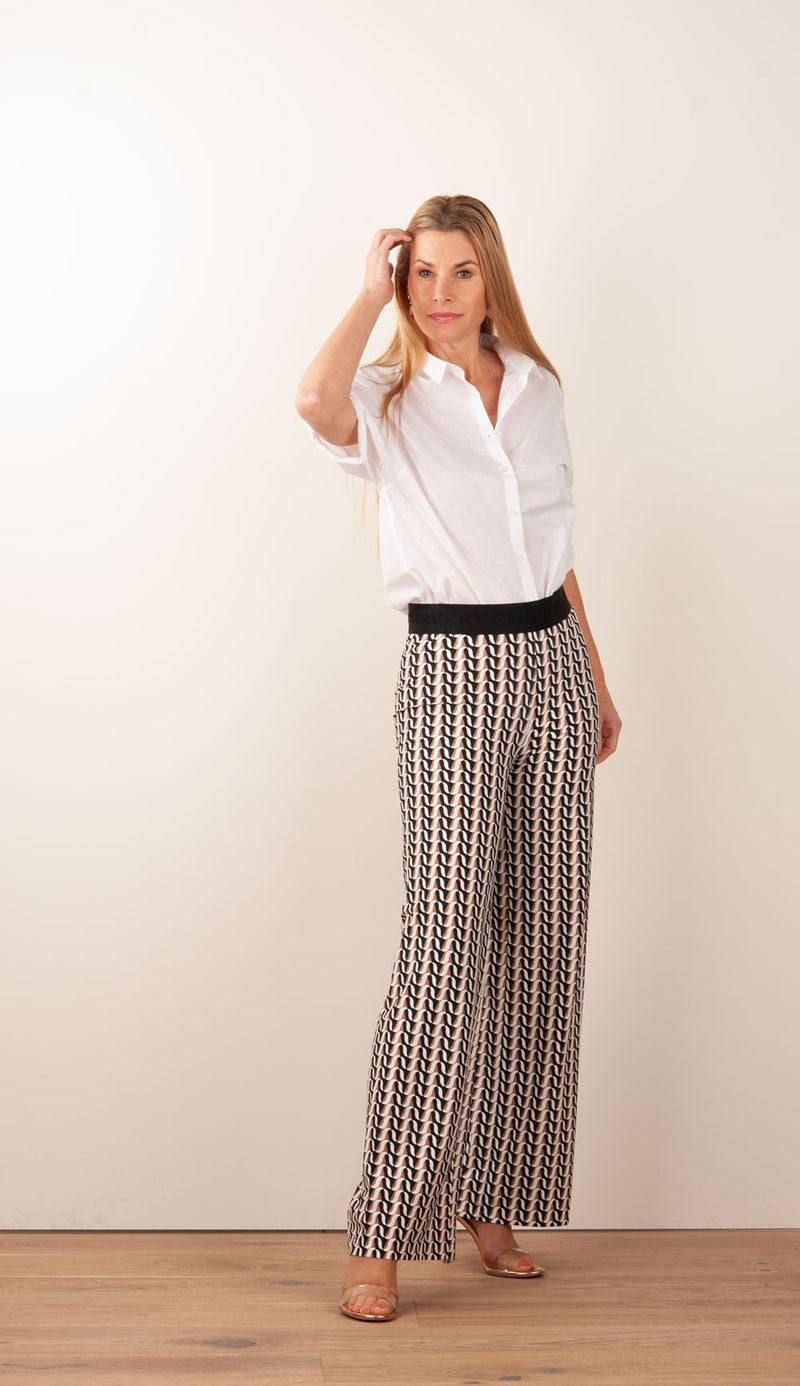 Cambio Hose „Allison“ Creme | Beige | Schwarz Osterangebot