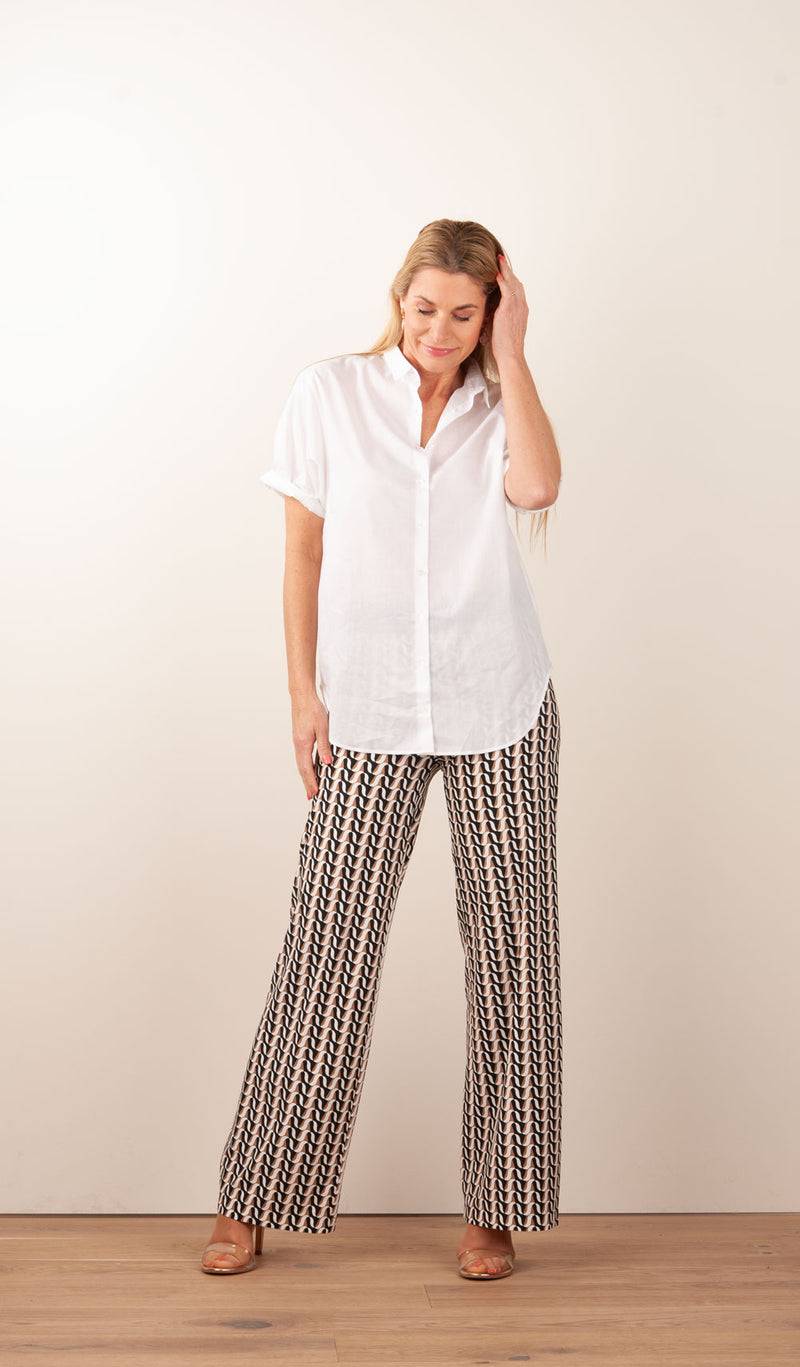 Cambio Hose „Allison“ Creme | Beige | Schwarz Osterangebot