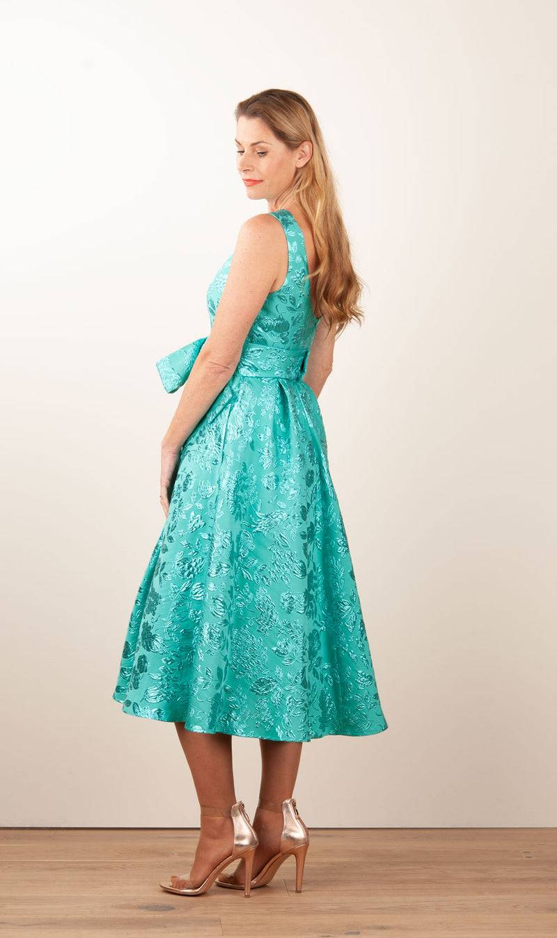 Kleid „Phillys“ Türkis Discount Store für neue Produkte