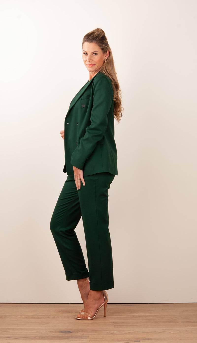 Blazer „Liliuxy“ Dunkelgrün Kostenloser Versand