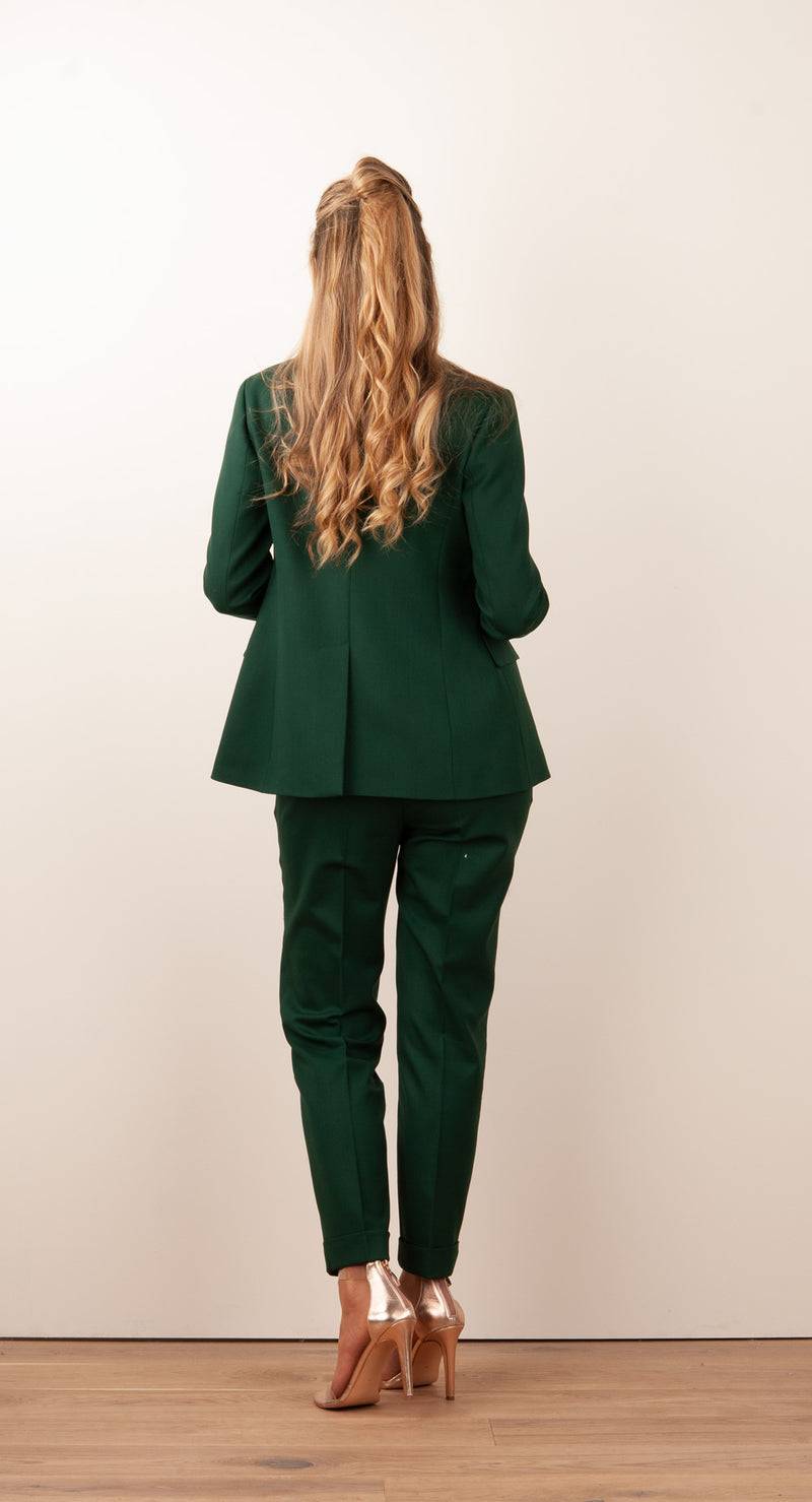 Blazer „Liliuxy“ Dunkelgrün Kostenloser Versand