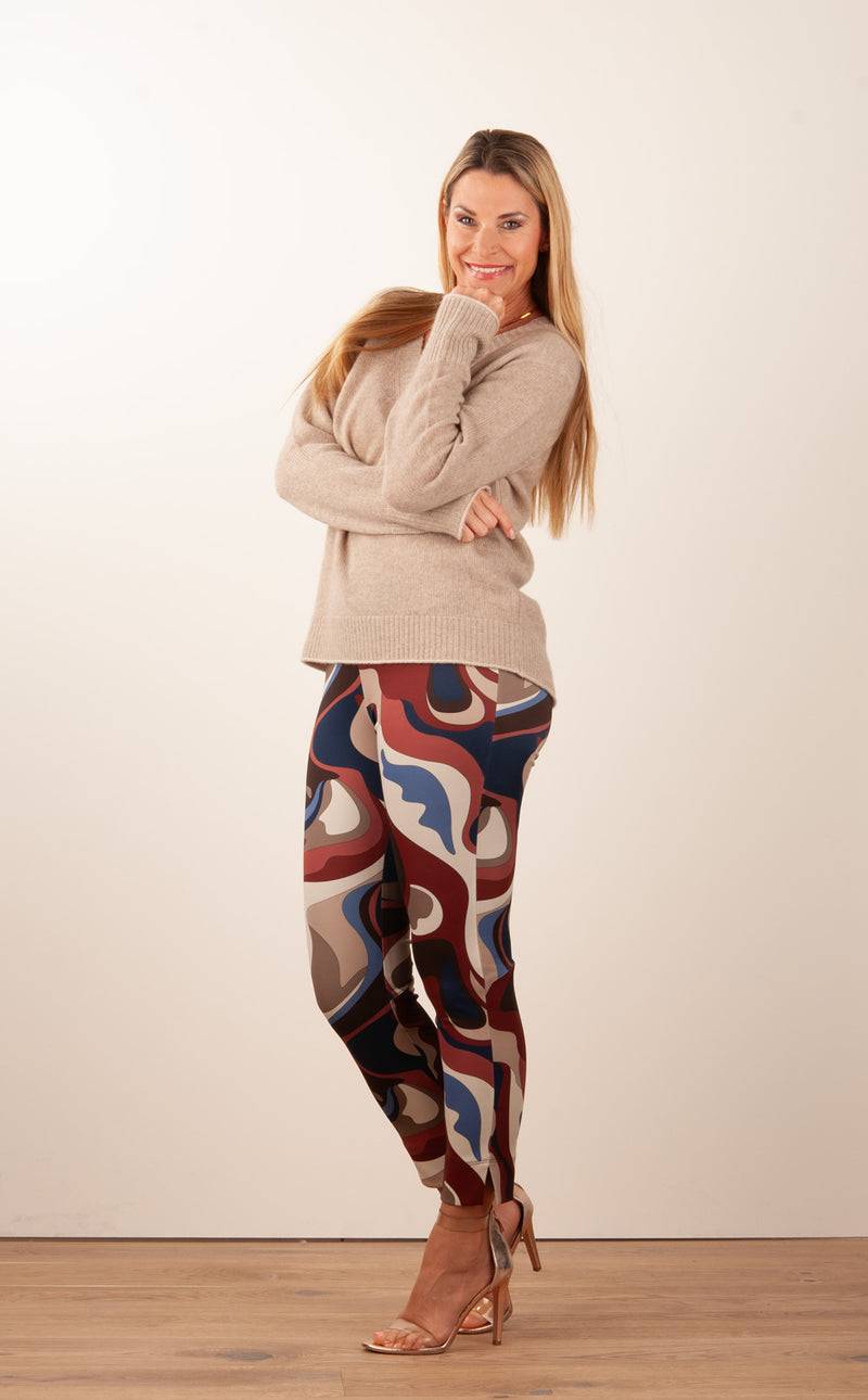Kitted in Cashmere Kaschmir Pullover Beige Rabatt