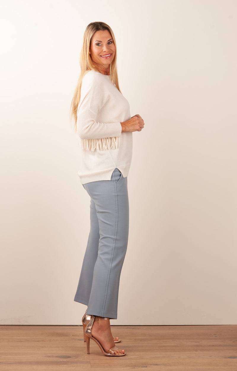 Cambio Hose „Farah“ Graublau Begrenztes Angebot